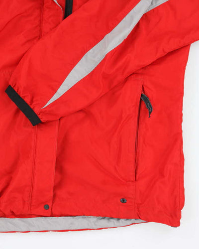 Vintage Women's Columbia Lightweight Hooded Windbreaker Jacket - L