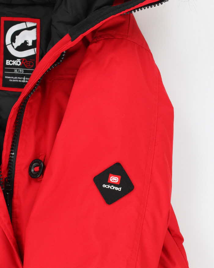 Vintage 2000's Women's Ecko Red Insulated Heavyweight Parka Jacket - XL