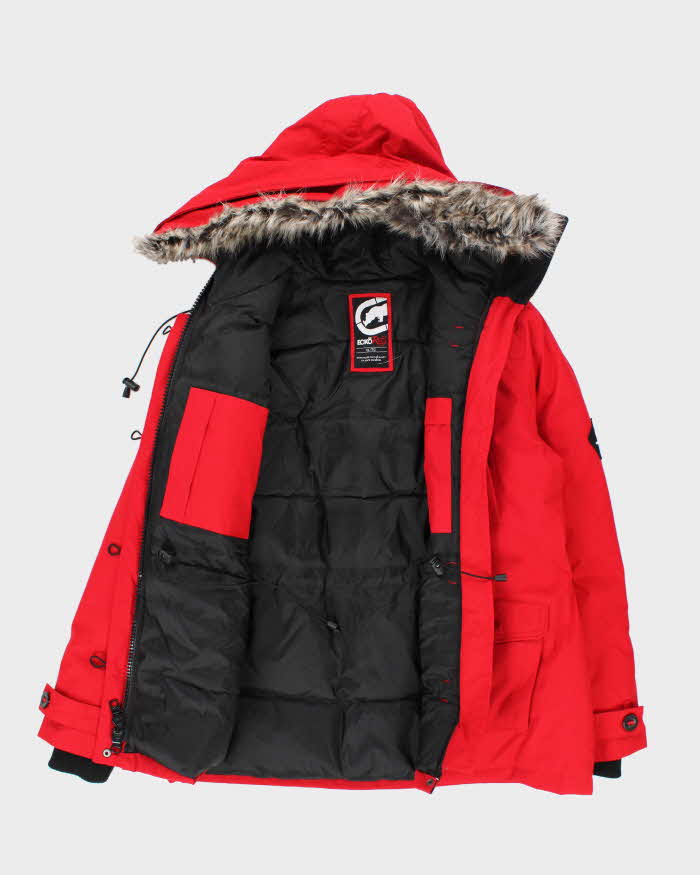 Vintage 2000's Women's Ecko Red Insulated Heavyweight Parka Jacket XL