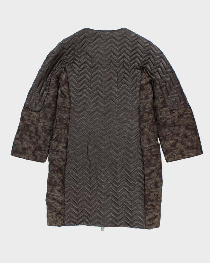 Vintage Women's Moncler Down Filled Insulated Long Jacket - M