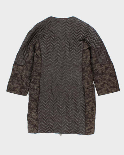 Vintage Women's Moncler Down Filled Insulated Long Jacket - M