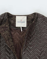 Vintage Women's Moncler Down Filled Insulated Long Jacket - M