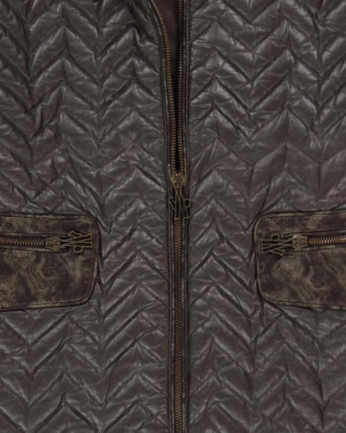 Vintage Women's Moncler Down Filled Insulated Long Jacket - M