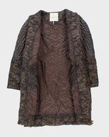 Vintage Women's Moncler Down Filled Insulated Long Jacket - M