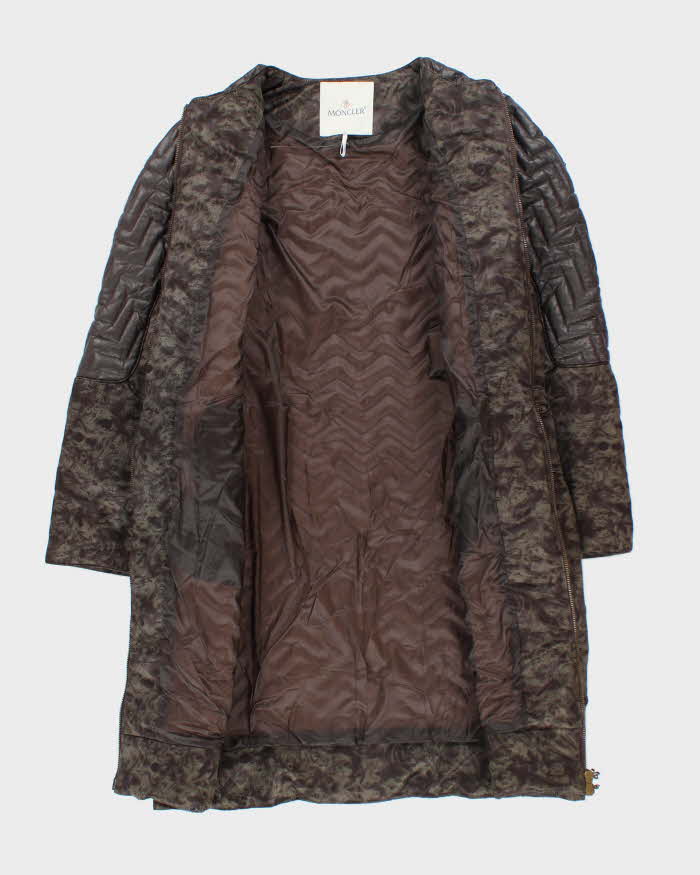 Vintage Women's Moncler Down Filled Insulated Long Jacket - M