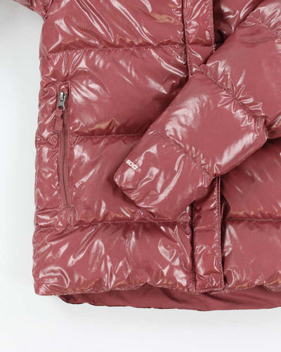 Vintage Women's The North Face Fleece Lined Hooded Puffer Jacket - M