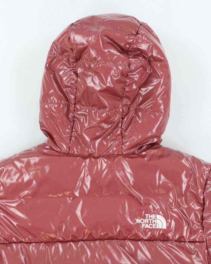 Vintage Women's The North Face Fleece Lined Hooded Puffer Jacket - M
