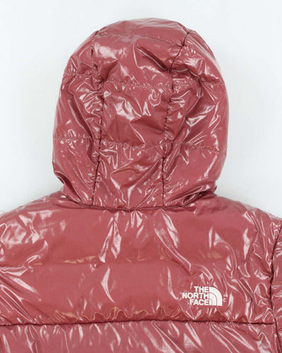 Vintage Women's The North Face Fleece Lined Hooded Puffer Jacket - M