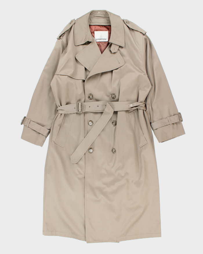 Vintage London Fog Long Trench Coat - L