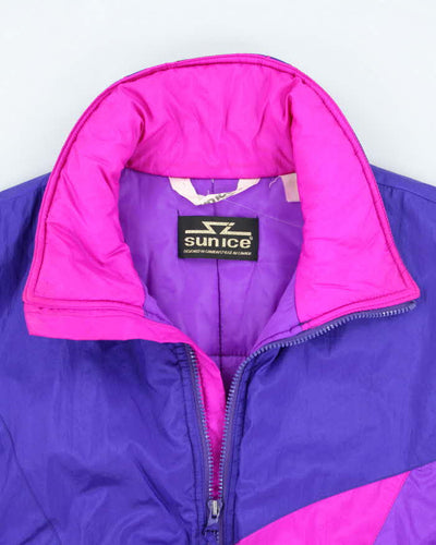 Vintage 80's Women's Sunice Insulated Cropped Ski Jacket - M
