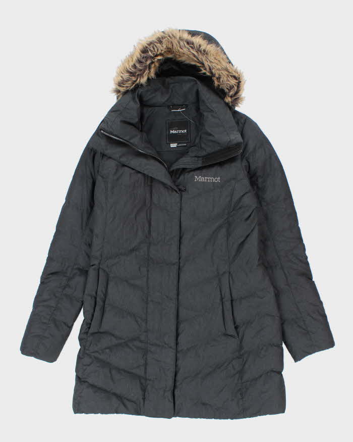 Vintage 2000's Marmot Insulated Fur Collared Parka Jacket - S