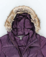 Vintage 2000's Eddie Bauer Lightweight Hooded Puffer Parka Jacket - L