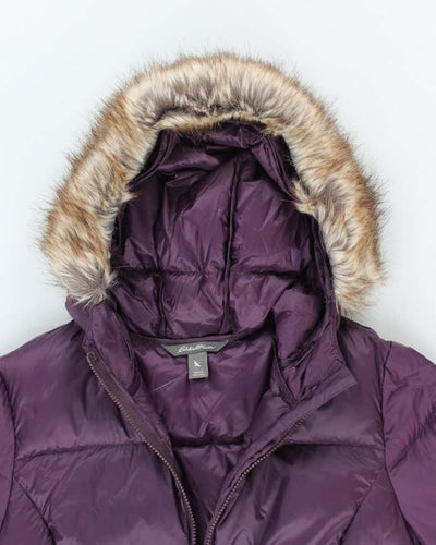 Vintage 2000's Eddie Bauer Lightweight Hooded Puffer Parka Jacket - L