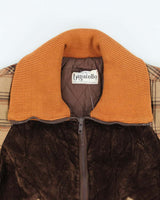 Vintage 70's Women's Cropped Insulated Bomber Jacket - M