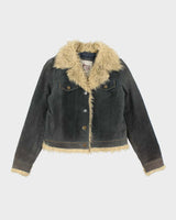 Vintage Y2k 00s h&amp;g Leather Studded Jacket - S