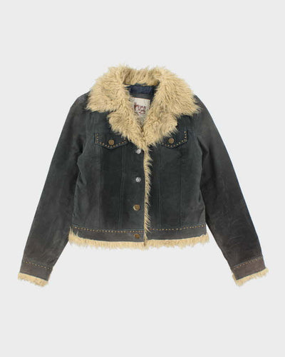 Vintage Y2k 00s h&g Leather Studded Jacket - S