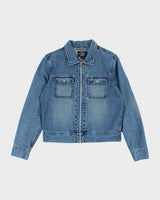 Vintage Y2K Women's Polo Jeans Dark Wash Denim Jacket - L