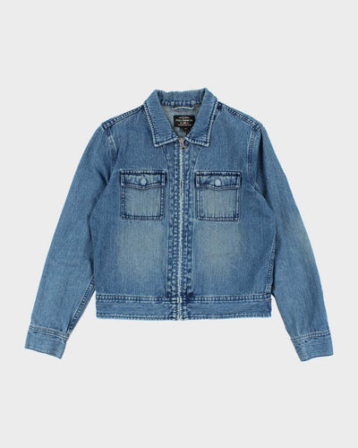 Vintage Y2K Women's Polo Jeans Dark Wash Denim Jacket - L