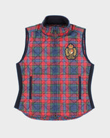 Vintage Women's Ralph Lauren Tartan Insulated Puffer Gilet - L