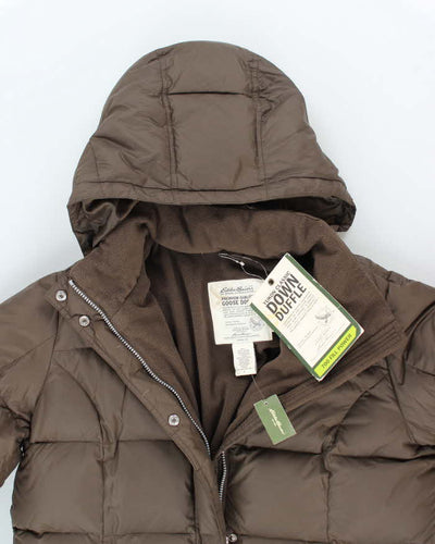 Vintage Women's Eddie Bauer DSWT Heavyweight Goose Down Puffer Parka Jacket - L