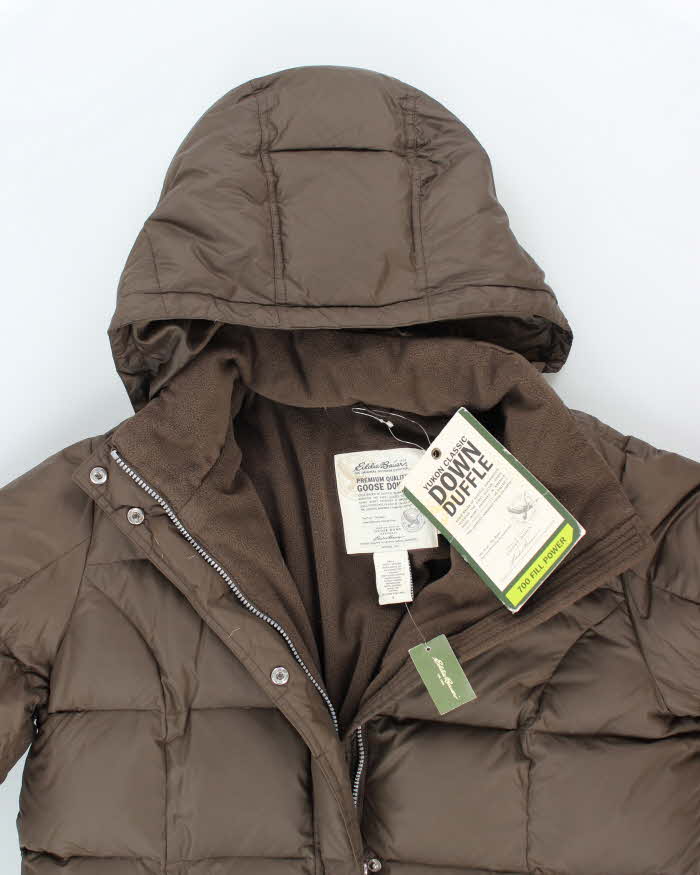 Vintage Women's Eddie Bauer DSWT Heavyweight Goose Down Puffer Parka Jacket - L