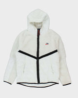 Vintage Women's Nike Fleece Lined Hooded Jacket - L