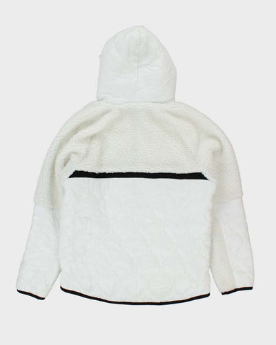Vintage Women's Nike Fleece Lined Hooded Jacket - L