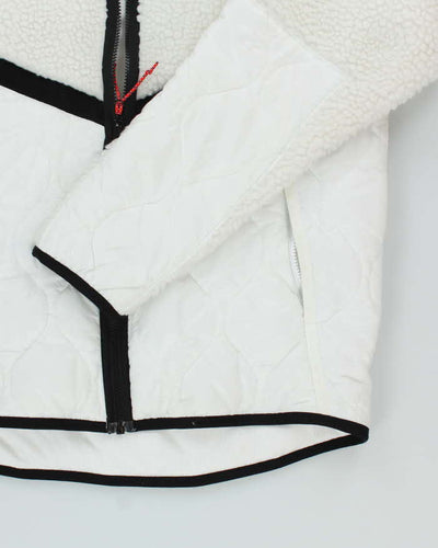 Vintage Women's Nike Fleece Lined Hooded Jacket - L