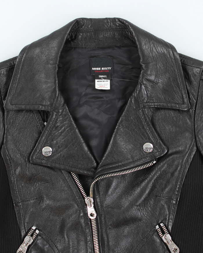 Vintage Y2k 00s Miss Sixty Leather Jacket - S