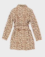 Y2k 00s Brat Jean Leopard Print Jacket - XS