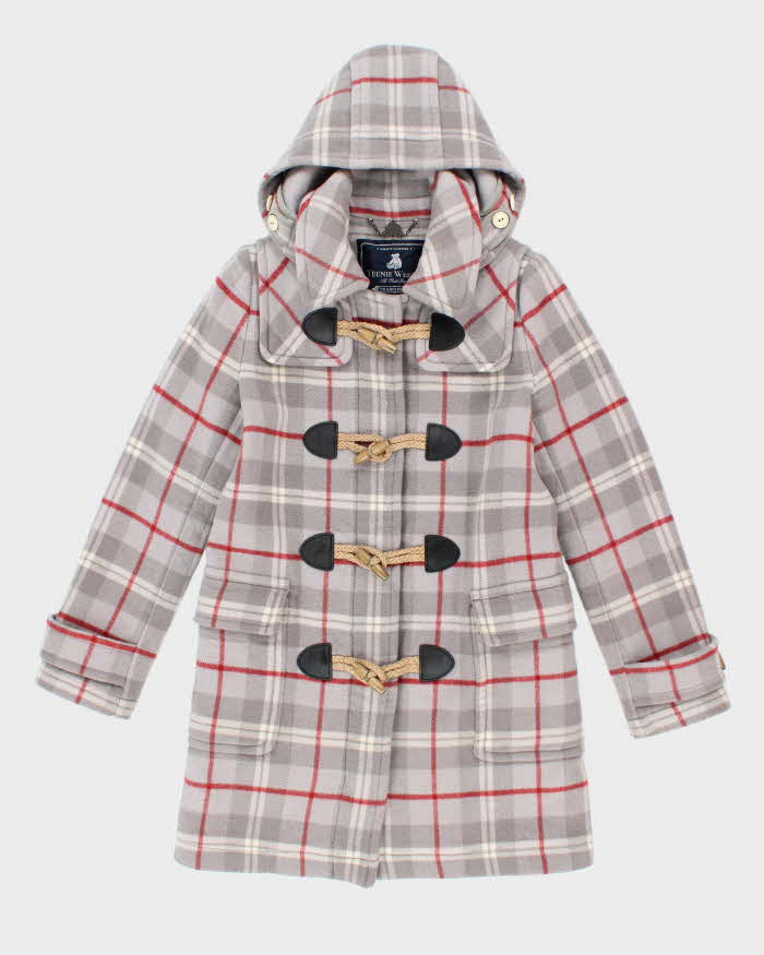 Vintage Teenie Weenie Grey Wool Blend Duffel Coat - S
