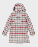 Vintage Teenie Weenie Grey Wool Blend Duffel Coat - S