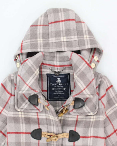 Vintage Teenie Weenie Grey Wool Blend Duffel Coat - S