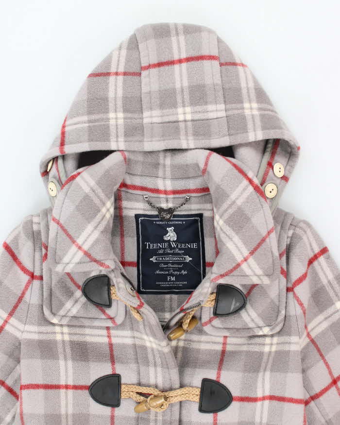 Vintage Teenie Weenie Grey Wool Blend Duffel Coat - S