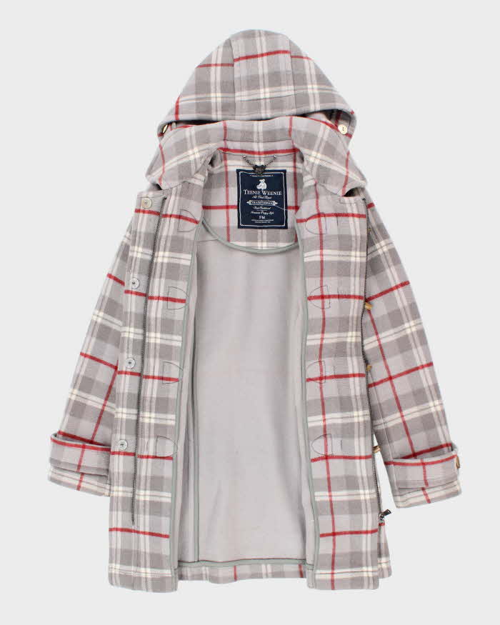 Vintage Teenie Weenie Grey Wool Blend Duffel Coat - S