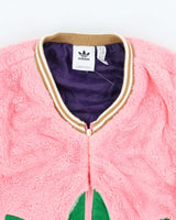 Adidas Pink Faux Fur Gillet - M