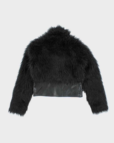Y2k 00s 725 Originals Faux Fur Coat - M