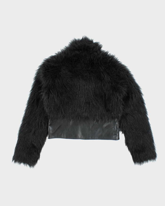 Y2k 00s 725 Originals Faux Fur Coat - M