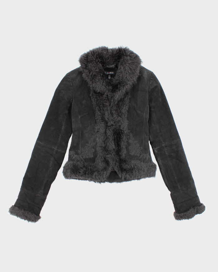 Vintage Y2k 00s Le Chateau Suede Jacket - XS