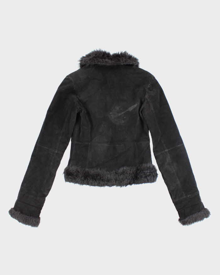 Vintage Y2k 00s Le Chateau Suede Jacket - XS