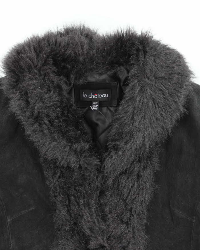 Vintage Y2k 00s Le Chateau Suede Jacket - XS