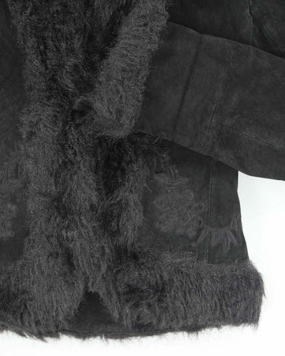 Vintage Y2k 00s Le Chateau Suede Jacket - XS