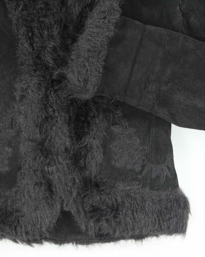 Vintage Y2k 00s Le Chateau Suede Jacket - XS