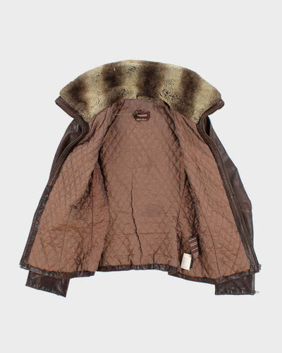 Vintage Danier Brown Leather Jacket - XS