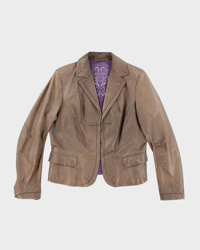 Vintage Danier Leather Blazer Jacket - XL