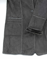 Vintage 90's Women's London Fog Heavyweight Lined Suede Jacket - S