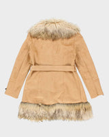 Vintage 90's Women's Bebe Faux Fur Insulated Jacket - M