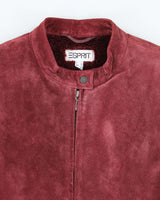 Vintage Y2k 00s Esprit Suede Gillet - L