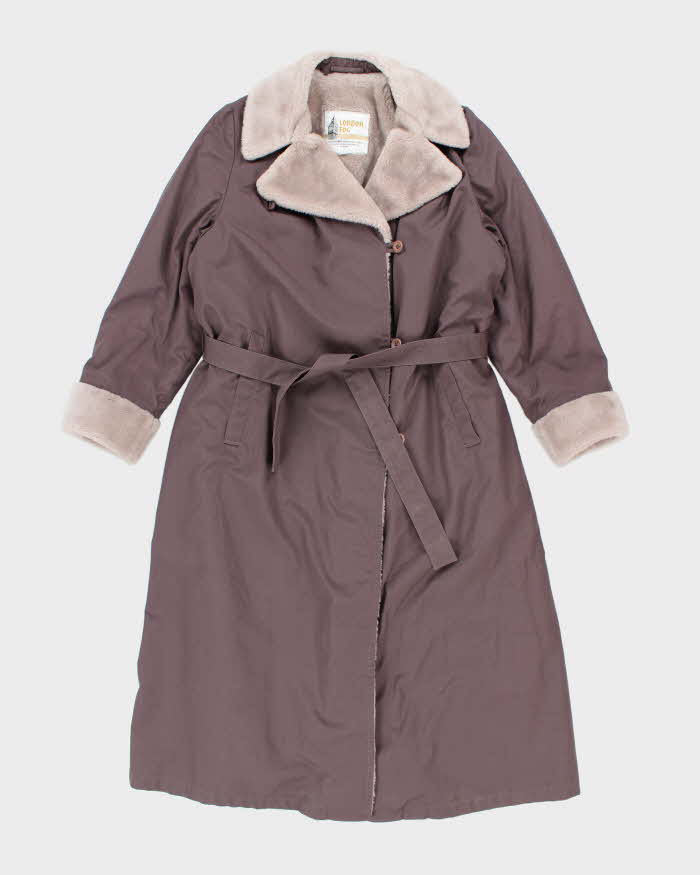 Vintage London Fog Purple Coat - M