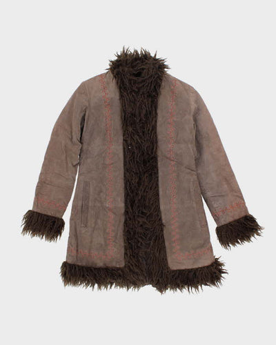 Vintage Y2k 00s h&g Afghan Style Coat - XS